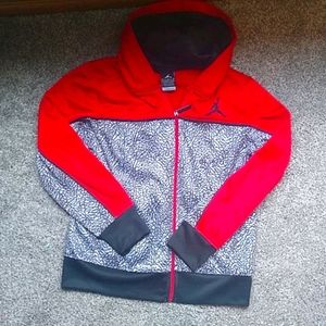 NIKE Air Jordan Boys Jumpman Red and Black